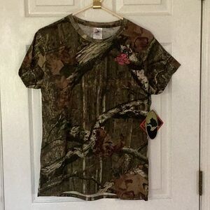 Ladies Mossy Oak Break-Up Infinity Tee ~ Large Short Sleeve ~ NTW ~ CAMO